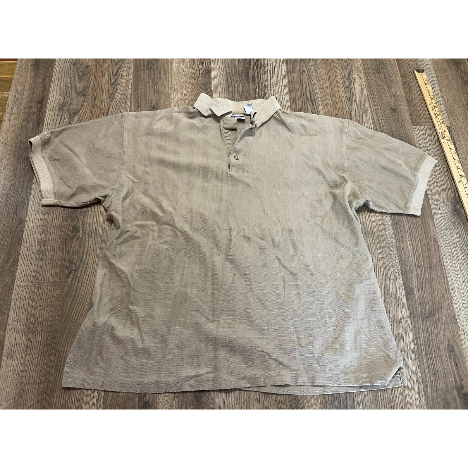 Ping Shirt Mens Size Xl Brown Polo Short Sleeve
